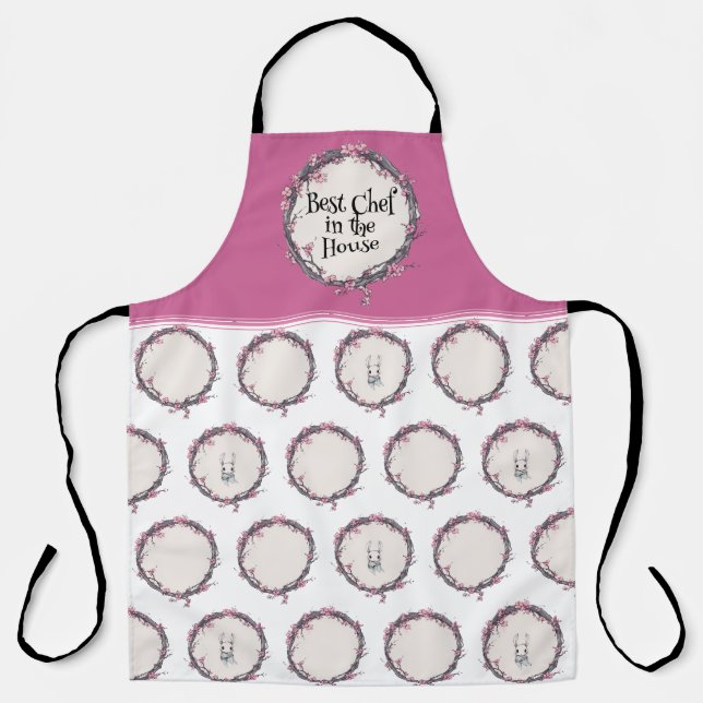 A Hare's Spring, Cherry Blossoms  Apron (Front)