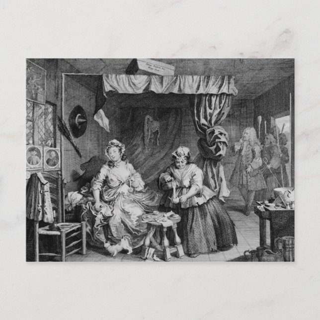 A Harlot's Progress Postcard (Front)