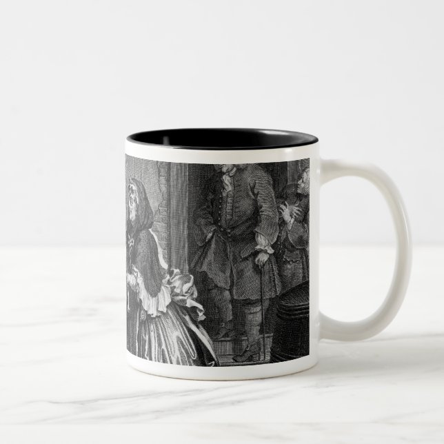 A Harlot's Progress Two-Tone Coffee Mug (Right)