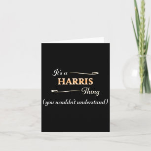 A Harris Thing Kamala Harris 2024 Election Anti Tr Card