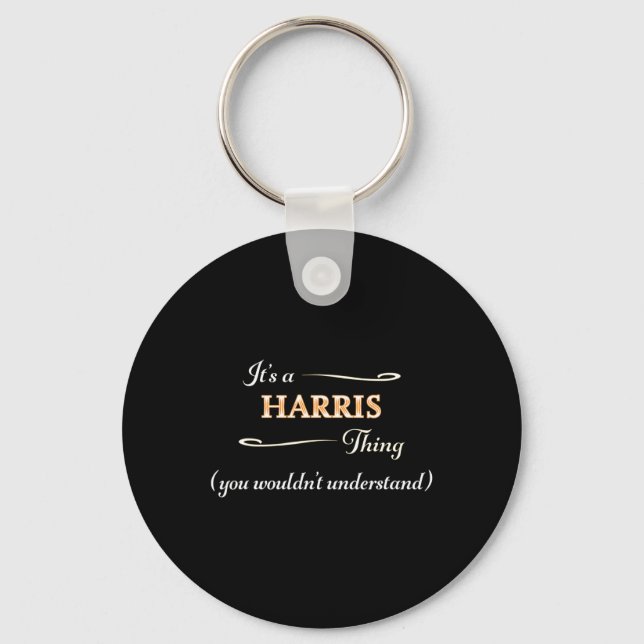 A Harris Thing Kamala Harris 2024 Election Anti Tr Keychain (Front)