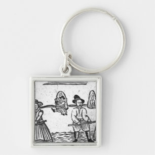 A Harvesting Scene Keychain