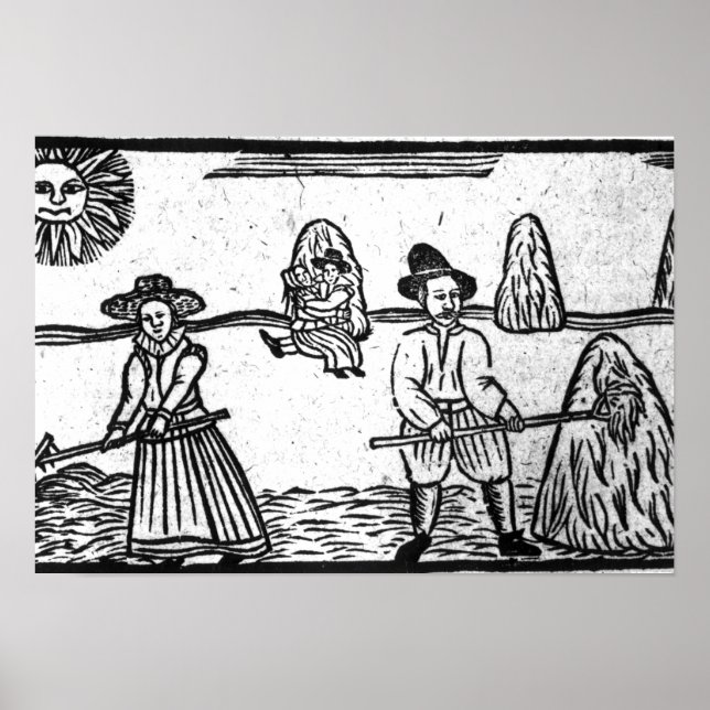 A Harvesting Scene Poster (Front)