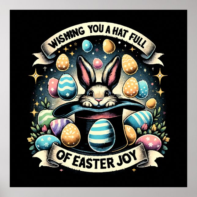 A Hat full of Easter Joy Poster (Front)