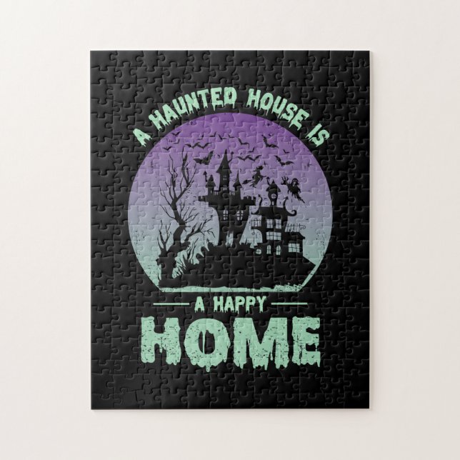 A Haunted House is a Happy Home Jigsaw Puzzle (Vertical)
