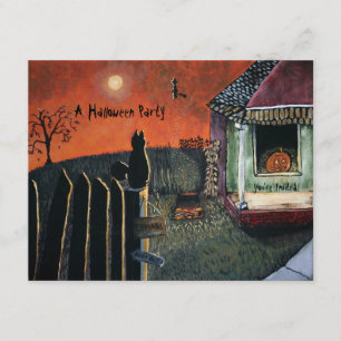 A Haunting Halloween Invitation