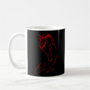 A He For Horses Rider Rider Horse With Love For Ho Coffee Mug