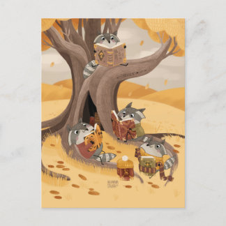 A healer of ancient books by Alexandra Dikaia Postcard