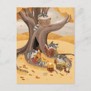 A healer of ancient books by Alexandra Dikaia Postcard