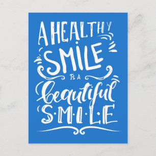 A Healthy Smile Is A Beautiful Smile Postcard