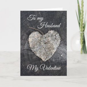A Heart for my Husband Valentine's Card
