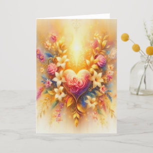 A Heart of Light Thank You Card