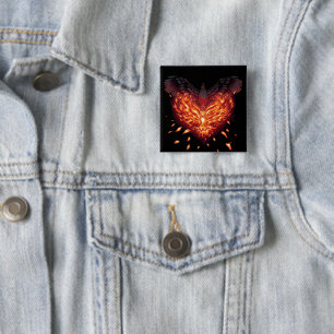 A Heart Reborn 2 Inch Square Button