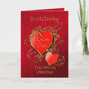 A heart to give to show your love for yourdarling. holiday card