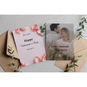 A Heartfelt Message Personalized Valentine Card