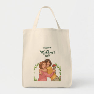 A Heartwarming Mother’s Day Moment 💖   Giving Mom Tote Bag