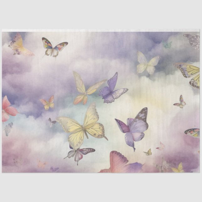 A Heavenly Butterfly Series Design 13 Tissue Paper (Front)