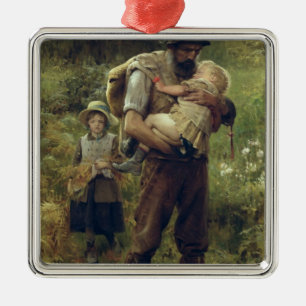 A Heavy Burden Metal Ornament