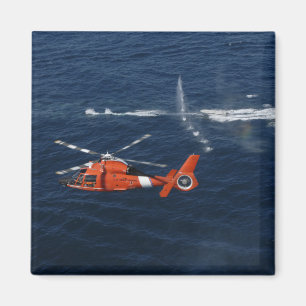 A helicopter crew trains magnet