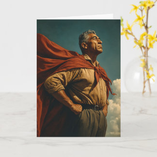 (A) Hero Dad  Card