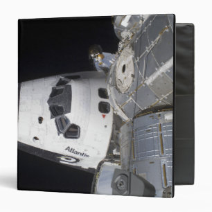 A high-angle view of the crew cabin binder