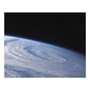 A high-oblique view photo print