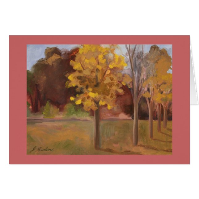 A hint of autumn card (Front Horizontal)