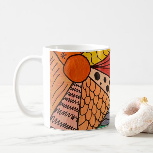 A Hint of Z "All day and night" mug (With Donut)