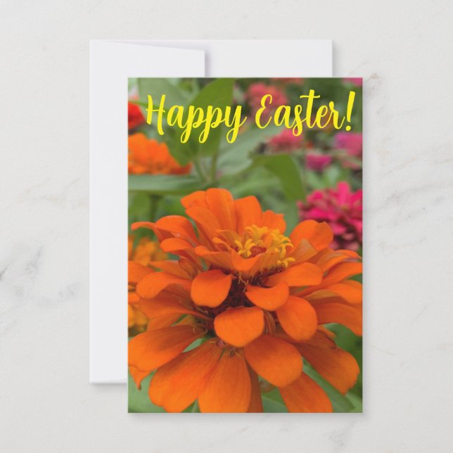 A Hint of Z "Happy Easter" bright card (Front)