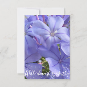 A Hint of Z "With dearest sympathy" card