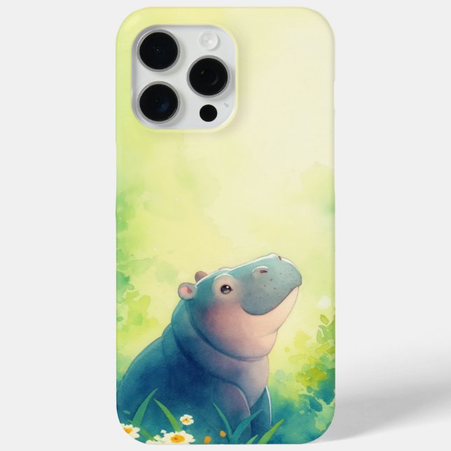 A Hippo Quiet Moment Case-Mate iPhone Case (Back)