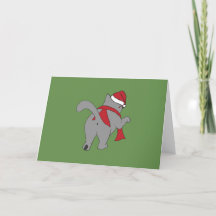 A-hole lot of Cats: Festive - Card