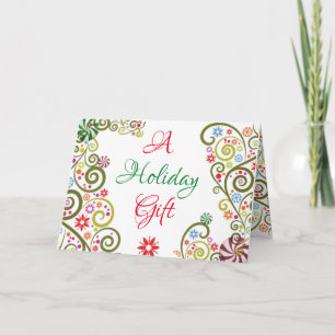 A Holiday Gift Card! Card