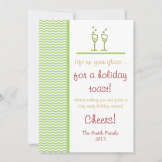A Holiday Toast Card