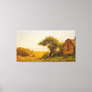 A Home by the Seaside Canvas Print