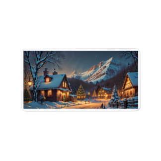 A Home Christmas tags/Sticker Label
