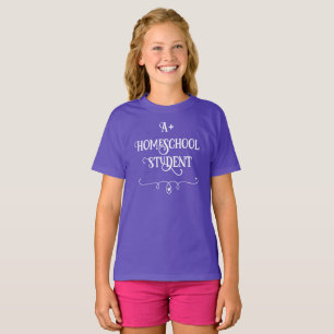 A+ Homeschool Student Girls' T-Shirt
