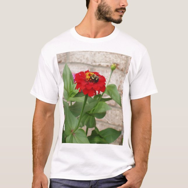 A Honey Bee Feasting T-Shirt (Front)