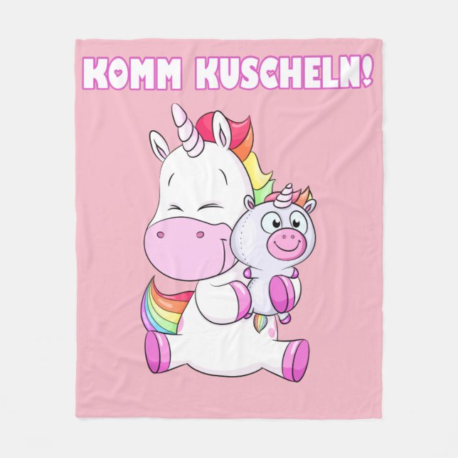 A horn cuddle blanket Come cuddly! (Front)