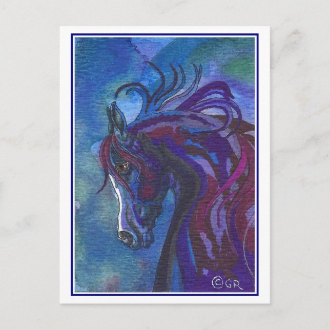 A Horse of Different Colours Postcard (Front)
