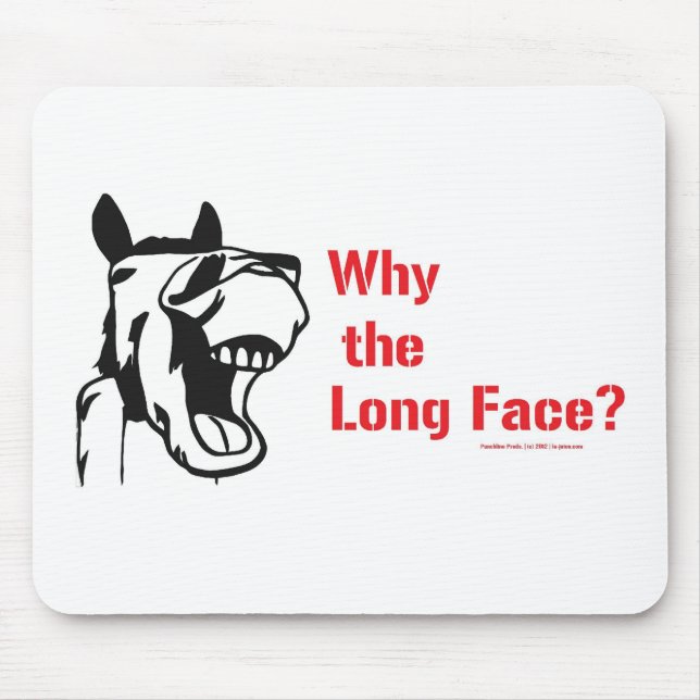 A horse walks into a bar... mouse pad (Front)
