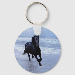 A horse wild and free keychain