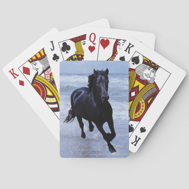 A horse wild and free playing cards (Back)