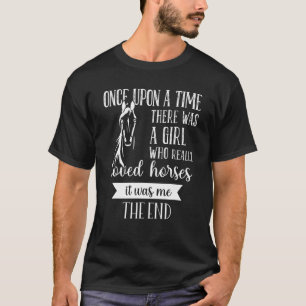 A  Horsegirls Saying Ride Story About Horse Girl T-Shirt