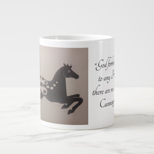 A Horseman's prayer Large Coffee Mug (Front)