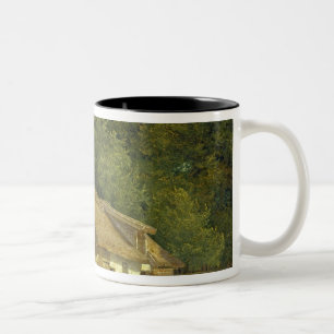 A House in the Frederiksdal Forest near Two-Tone Coffee Mug