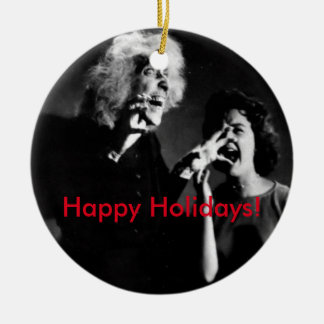 A House on Haunted Hill Christmas! Ceramic Ornament