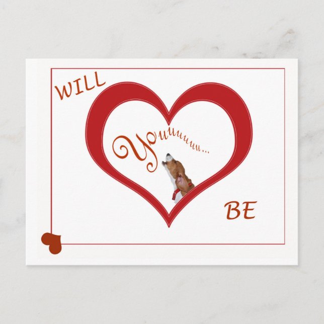 A Howl of a Valentine Card (Front)