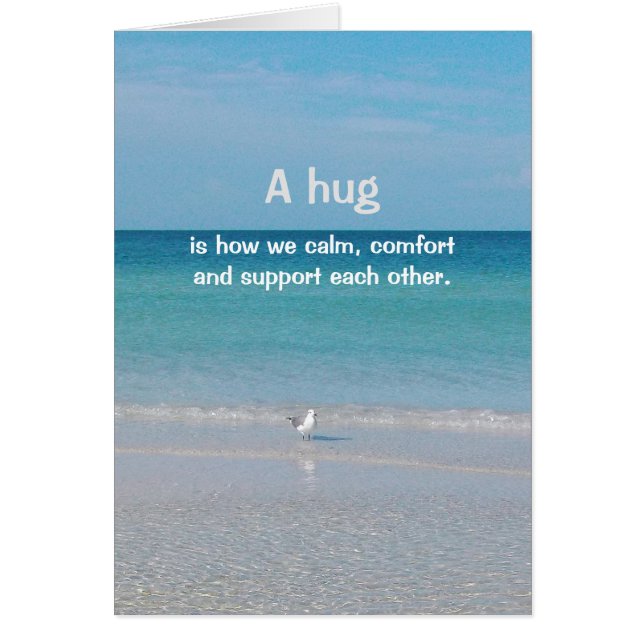 "A hug..................." (Front)