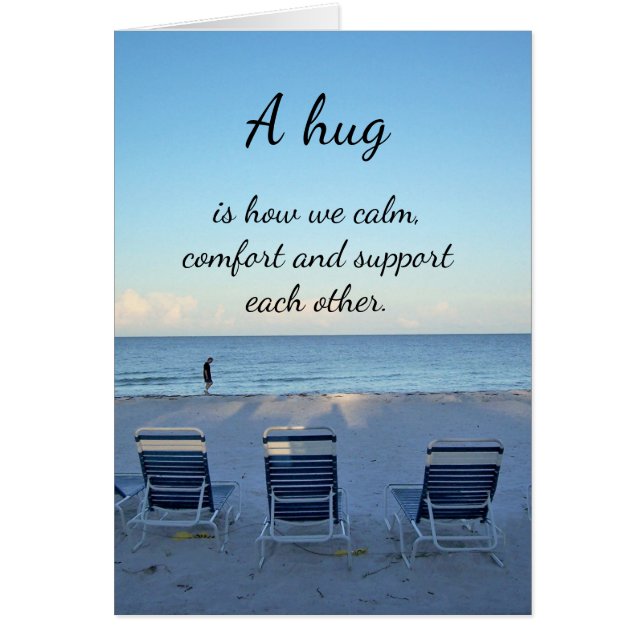 "A hug..................." (Front)